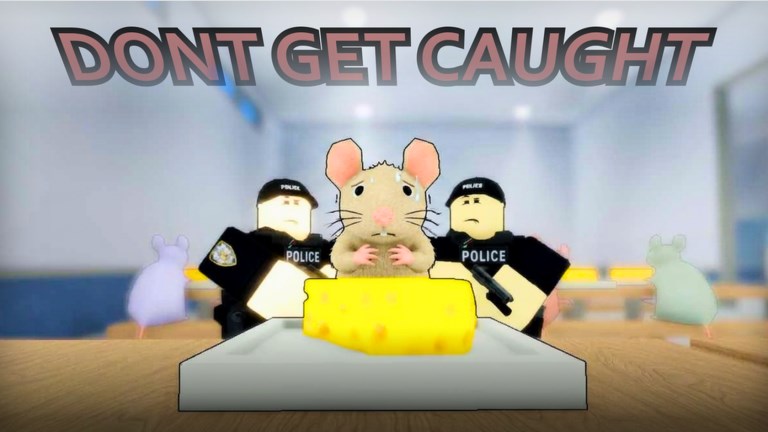 Rat Lab Roblox screenshot showing lab escape action
